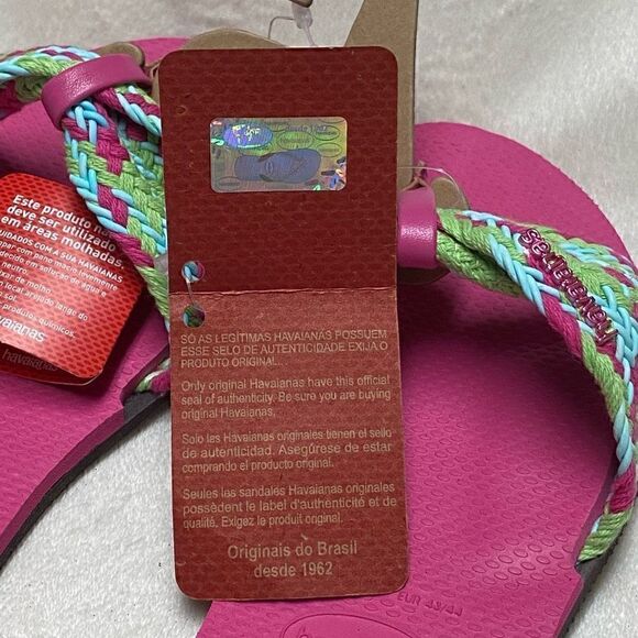 Havaianas Pink Flux Flip Flop Slide NWT - Picture 5 of 6